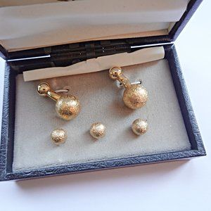 After Six Tuxedo cufflinks and matching stud pins